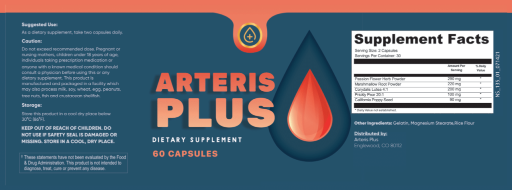 Arteris Plus Ingredients