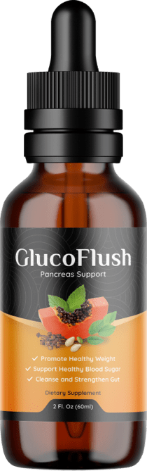 GlucoFlush bottle