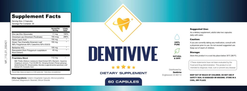 dentivive label